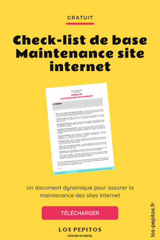 Image de la couverture du guide PDF gratuit pour la maintenance de site internet, un document clé pour une maintenance réussie.